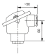 Temperatūras sensors ar galvu, PT100, 6 x 290mm, DIN B, -50….250°C, ET501 Evikon, ET501-PT100B-D6-L290-B-C Evicon alt_view_4