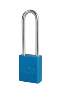 A1107KABLU | Anodized Aluminium Padlocks - Keyed Alike - 5 Pin locking mechanism main