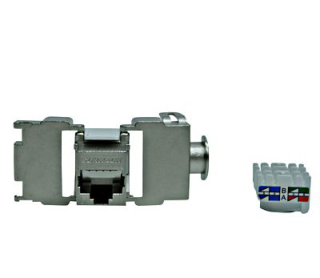 TOOLLESS LINE Jack RJ45 shielded, Cat.6 (SFA), HSEMRJ6GWS Schrack Technik