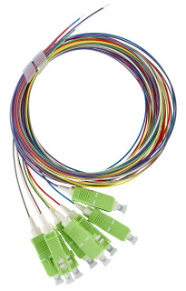 FO Pigtail SC/APC, 9/125æm OS2, 2.0m, Easy Strip, 8pcs, HLP09D082P Schrack Technik