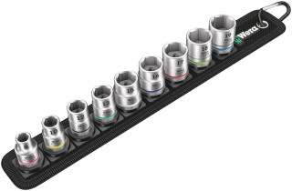 Belt B 4 Набор торцовых головок Zyklop, 3/8", 9 предметов, 05003973001 Wera main