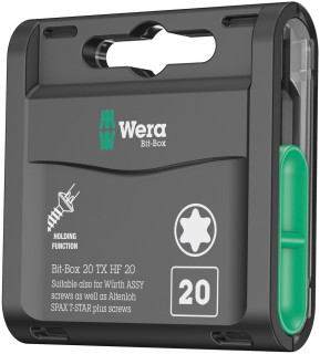 Bit-Box 20 TX HF, TX 20 x 25 mm, 20 pieces, 05057777001 Wera main