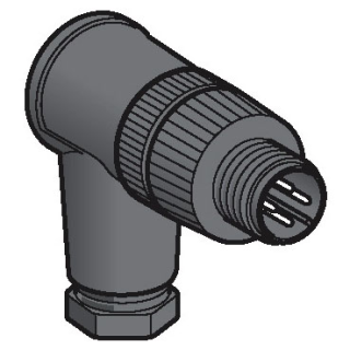 XZCC12MCP40B | M12 ANGLE CONNECT. 4 P