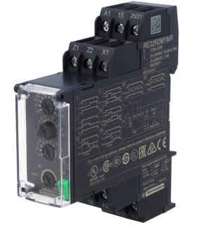Daudzfunkciju relejs, Harmony Timer Relays, 8A, 2CO, 0,05s... 300h, skrūvju savienojumi, 24...240V AC DC