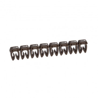 Legrand Marker CAB 3 - for wiring 0.5 to 1.5 mm² - number 1 - brown main