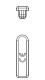 Busbar end-cap 1-pole, 10-16mmý, BSB00108 Schrack Technik main