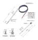 Temperatūras sensors, PT100, 6 x 50mm, kabelis 3m, -40….250ºC, 2000.00.039, Pixsys alt_view_2