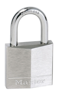 640EURD | Marine padlock - Stainless Steel Shackle - 4 pin cylinder - brushed finish main