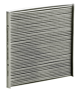 Fluted filter mat for 202x202mm, IP55