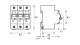 High current circuit breaker C50/3, Schrack Teknik, BR573500-- alt_view_2