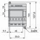 modular smart relay, Zelio Logic SR2 SR3, 10 IO, 24V DC, clock, display, 4 relay outputs alt_view_3