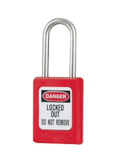 S33MKRED | Zenex Padlock - Keyed different and Master Keyed (Master Key to order separately) - NO Key retaining main