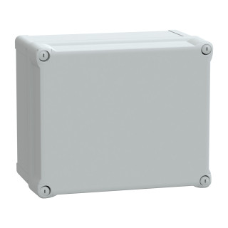ABS kaste IP66 IK07 RAL7035 Int.H275W225D160 Ext.H291W241D168 Necaurspīdīgs vāks H60 main