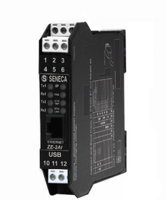 Module with 2 analog inp., ModBUS RTU / ModBUS TCP-IP , ZE-2AI Seneca main