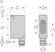 Фотоэлектрический датчик, miniature, thru beam, Smax=30 m, system, PNP, connector M8, XUM2APXBM8 alt_view_2