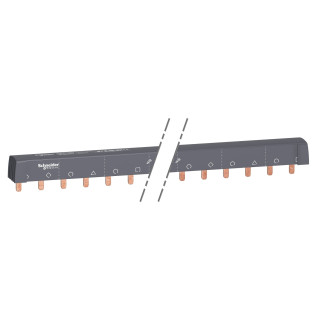 Acti9 - comb busbar - 3L+N balanced - 18 mm pitch - 24 modules - 100 A
