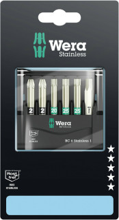 Bit-Check 6 Stainless 1 SB, 6 pieces, 05073634001 Wera main