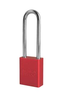 A1107MKRED | Anodized Aluminium Padlocks - Master Keyed (Master Key to order separately) - 5 Pin locking mechanism main