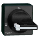 Handles and front plates,TeSys Control,black handle,black front,1-3 padlocking,4 screws fixing,for V3/V4 main