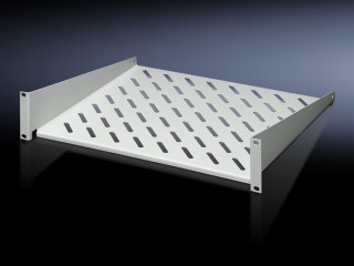 DK Component shelf, WHD: 482,6x2 Ux400 mm, 25 kg, static, 7119400 Rittal