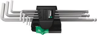 950/7 Hex-Plus Magnet 1 Magnetic L-key set, metric, chrome-plated, 7 pieces, 05022101001 Wera main