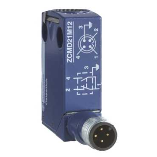 Limit switch body, ZCMD, 1C/O, silver, snap action, connection, M12, ZCMD21M12 main