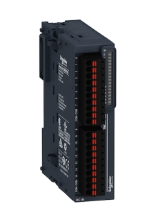 discrete input module, Modicon TM3, 16 inputs, spring, 24V DC main