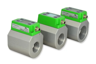 EE741-A6D2AC0DN15MA85 Flow Sensor, Pipe diameter : From DN15 (1/2") to DN25 (1"), Analogue output: Analogue/switch/pulse output, With display,  output 1: V'n - standardized volumetric flow [l/min],  output 2: Consumption Qn [m3], Medium: Air main