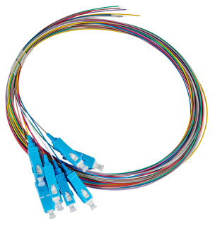 FO Pigtail SC, 9/125æm OS2, 2.0m, Easy Strip, 8pcs, HLP09C082P Schrack Technik