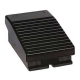 Single foot switch, Harmony XPE, plastic, black, without cover, 1 step, 2 contacts 1NC+NO, IP43 main