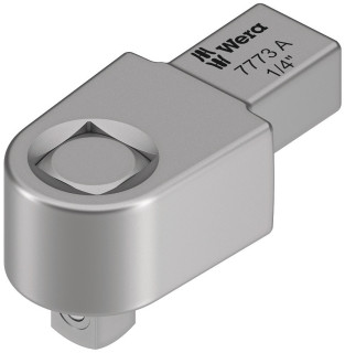 7773 A Square drive insert, 9x12 mm, 9x12 x 1/4" x 44 mm, 05078200001 Wera main