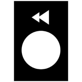 Marked legend, Harmony XAC, legend, 30x40mm, black, left or lower, slow fast