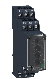 voltage control relay, Harmony Control Relays, 8A, 2CO, overvoltage or undervoltage detection, 15...500V AC DC, 24...240V AC DC