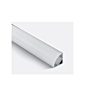 Alu Triangle Profile for 10mm Strips+Opal Cover 2m main