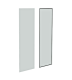 Side panels (pair) H=2000 D=500 mm sheet steel RAL7035, ACSW2005 Schrack Technik main