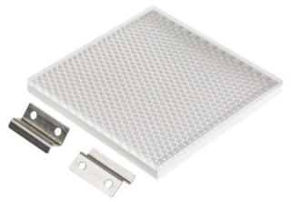 Фотоэлектрический датчик, accessory for sensor, reflector, 100 x 100 mm, XUZC100