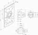 BEF-KHS-N04 Plate N04 for universal clamp, steel 2051610 Sick alt_view_2