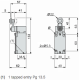 Limit switch, XCKJ, steel roller lever, 1NC+1 NO, snap action, Pg13, XCKJ10513 alt_view_4