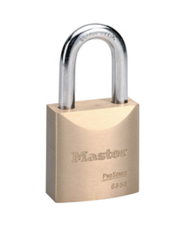 6850MK | Pro Series Brass Padlock - 5 pin cylinder - Master Keyed main