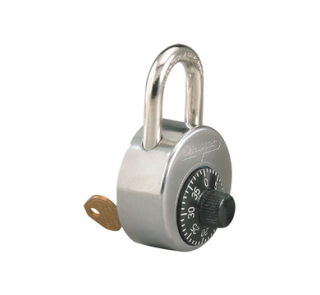 2010 | High security combination padlock with double-armored stainless steel body - with Key control - Key charted main