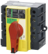 switch disconnector, Compact INS40, 40A, with red rotary handle and yellow front, 3 poles alt_view_2