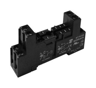 Socket with screw terminals for PCB Relays with pinning 5mm, RT78725---, replaced by YRTS0725