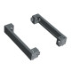 Plinth side parts (pair) D=600 H=100mm stainless steel, KCSOTX0601, Schrack Technik main