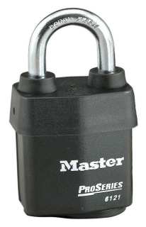 6121KA | Pro Series padlock 5 pin cylinder - boron alloy shackle - Keyed Alike main