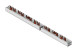 Fork Busbar for Aux. 4-p., L1/N/AUX/L2/N/AUX/L3, 10mmý,1m, BSB00126 Schrack Technik main