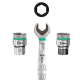 8100 SA 7 Zyklop Metal Ratchet Set with push-through square, 1/4" drive, metric, 28 pieces, 05004017001 Wera alt_view_8