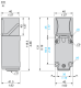 inductive proximity sensor XS9 40x40x117, PBT, Sn25 mm, 12...24 VDC, terminals, XS9C4A2A2G13 alt_view_2