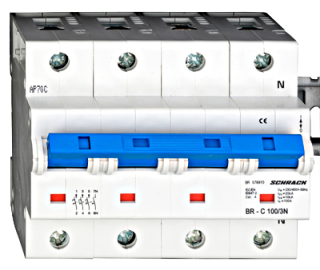 High current circuit breaker C100/3N, Schrack Teknik, BR578910-- main