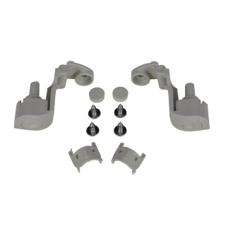 Hinges, for cover-depth 40 mm. In thermoplastic PC with screws. main