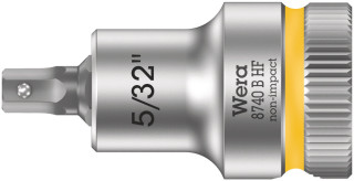 8740 B HF Zyklop bit socket with holding function, 3/8" drive, 5/32" x 35 mm, 05003083001 Wera main